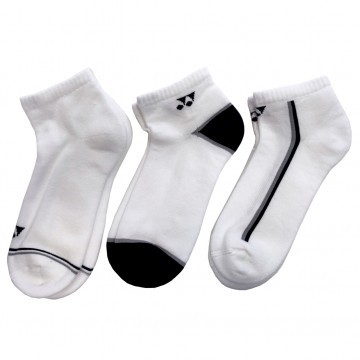 Yonex Low-Cut Socks 19190 3P White